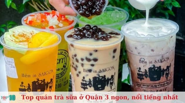 Hẻm Tea & Milktea - Địa chỉ vàng cho tín đồ trà sữa bình dân