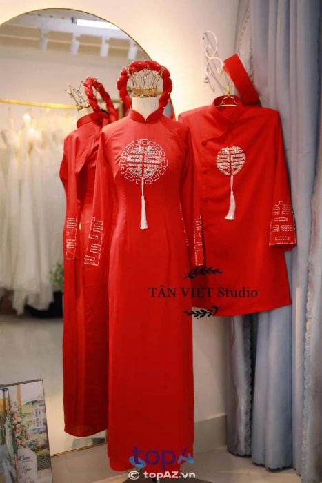 Tân Việt Studio - Địa chỉ vàng cho thuê áo dài cưới hỏi chất lượng tại TP. Ngã Bảy