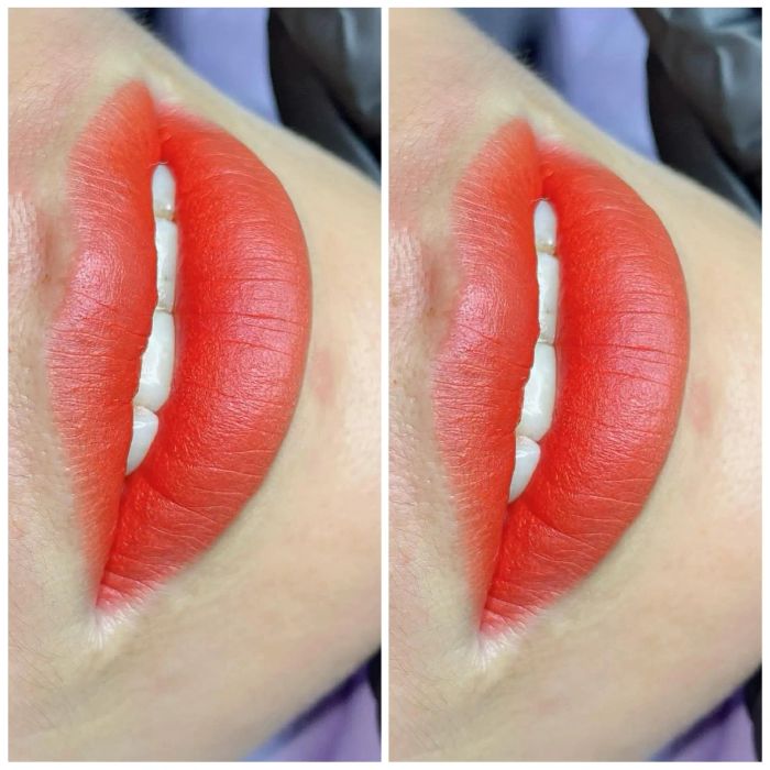 Hình ảnh kết quả điêu khắc chân mày nghệ thuật tại Sang Phạm Beauty Academy