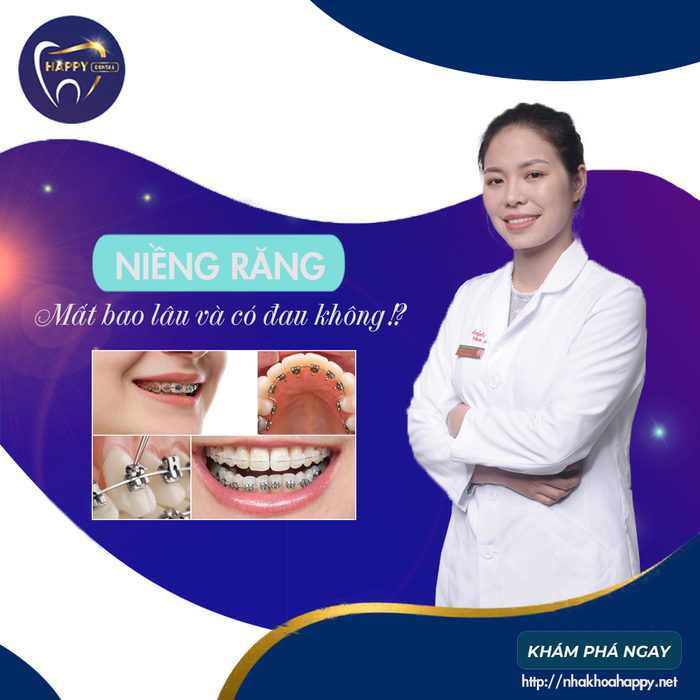 Hình ảnh quy trình niềng răng chuyên nghiệp tại Nha Khoa HAPPY