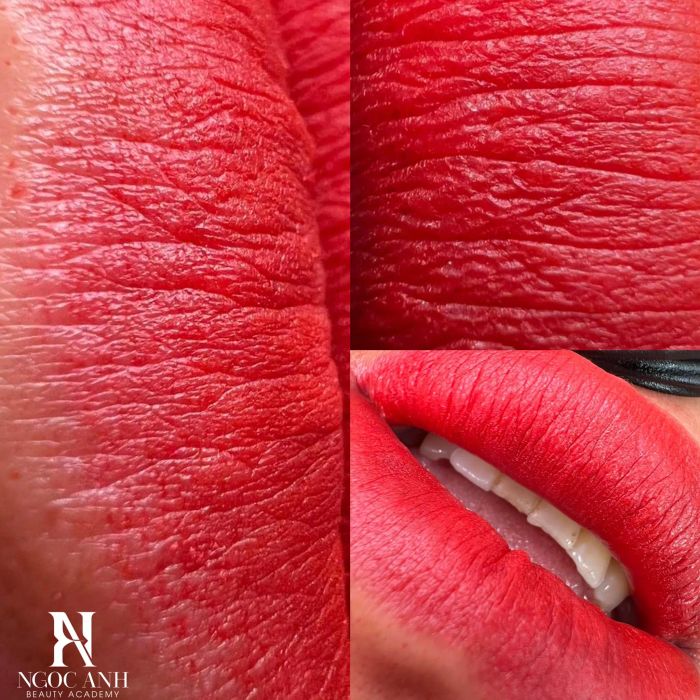 Hình ảnh kết quả phun xăm tự nhiên tại Ngọc Anh Beauty