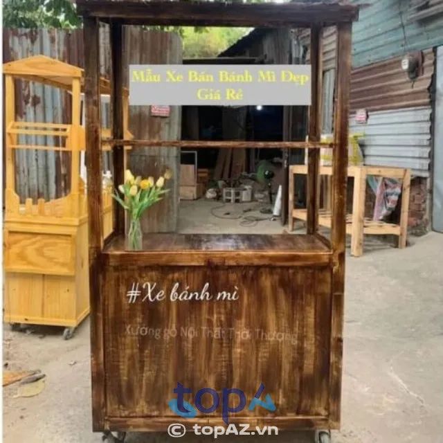 Gợi ý địa chỉ uy tín cung cấp xe bánh mì chất liệu gỗ đẹp - bền tại TP.HCM