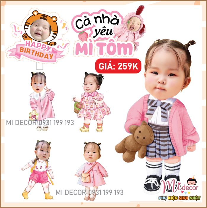 Phụ Kiện Sinh Nhật Mi Decor Ảnh 3