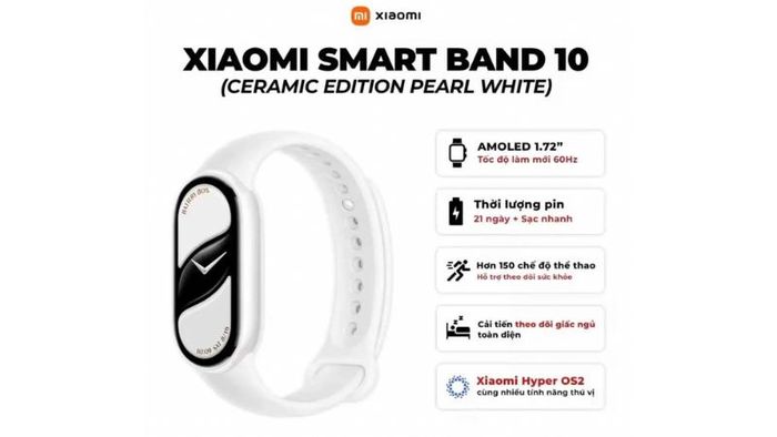 Xiaomi Smart Band 10 chính thức trình làng