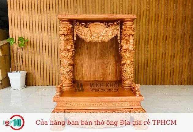 Minh Khôi - Tâm huyết gửi vào từng đường nét chạm khắc
