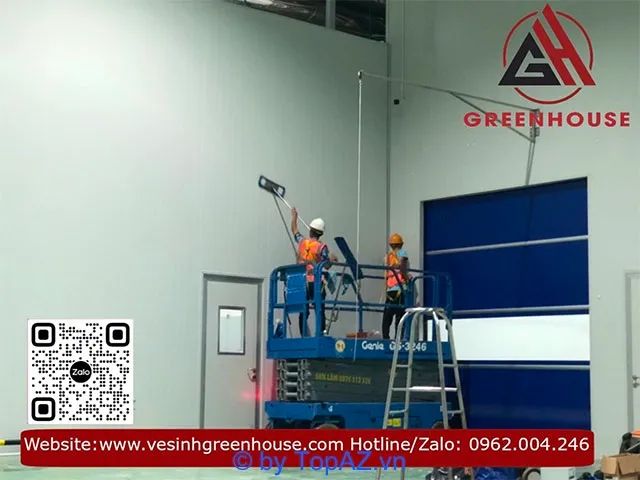 Greenhouse - Thương hiệu vàng trong lĩnh vực vệ sinh nhà xưởng công nghiệp tại Tiền Giang