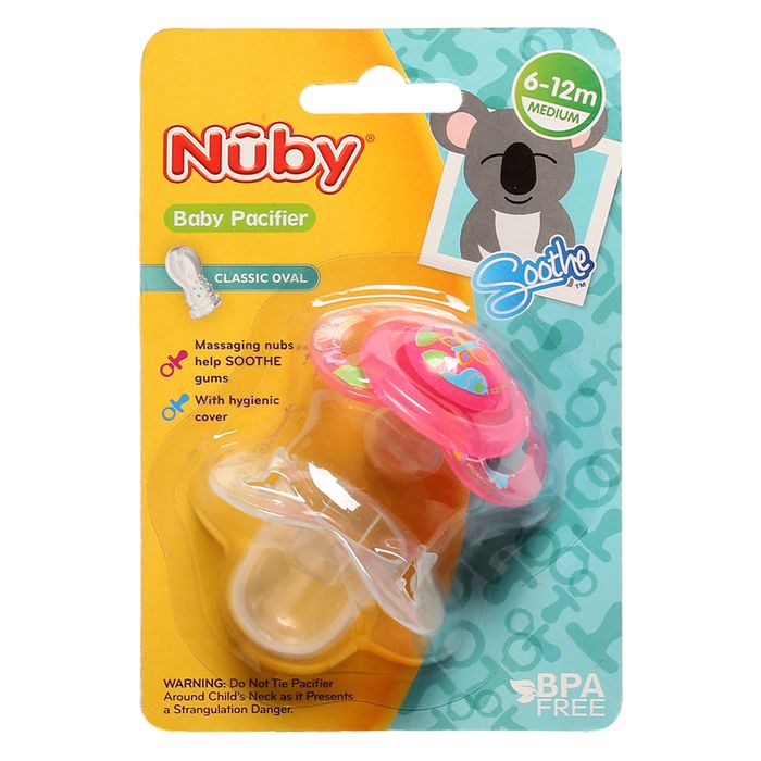 Hình ảnh thực tế ty ngậm chỉnh nha Nuby Silicone