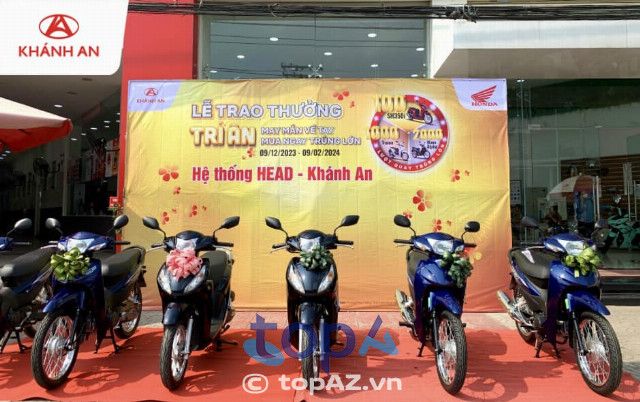 Cửa hàng xe máy uy tín tại Long An