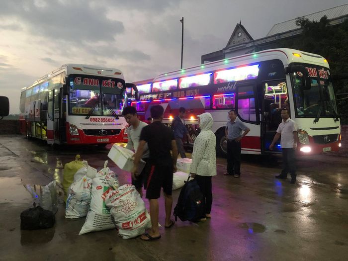 Hình ảnh xe giường nằm cao cấp của nhà xe Anh Kết