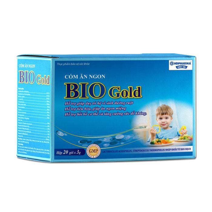 Hình ảnh cốm Bio Gold - Sản phẩm dinh dưỡng cho bé biếng ăn