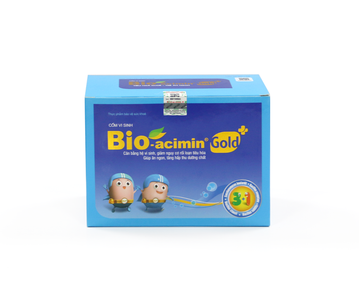 Hình ảnh minh họa cốm vi sinh Bio-acimin Gold - Giải pháp cân bằng hệ vi sinh đường ruột