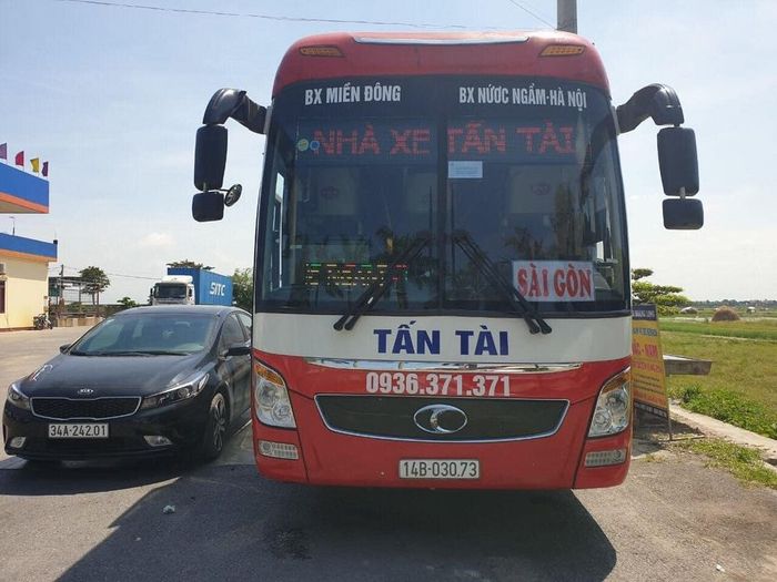 Hình ảnh xe giường nằm cao cấp của nhà xe Tấn Tài