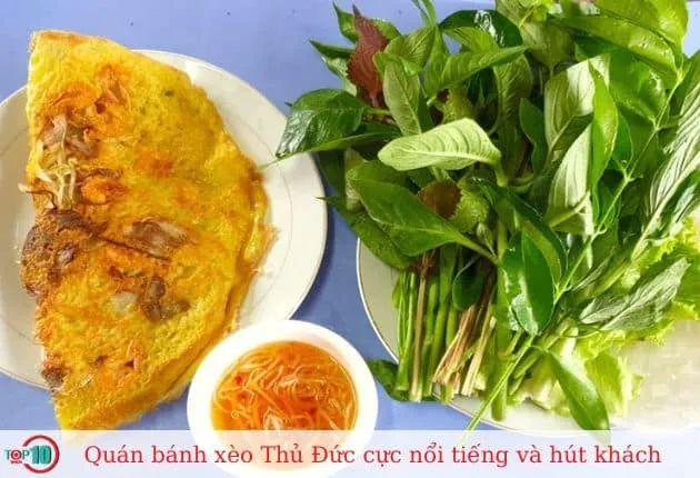 Quán Bánh Xèo Cô Sáu Rau Rừng - Điểm đến không thể bỏ qua