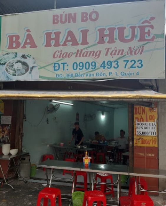 Bún Bò Bà Hai Huế – Đậm đà hương vị miền Trung, không thể bỏ lỡ.