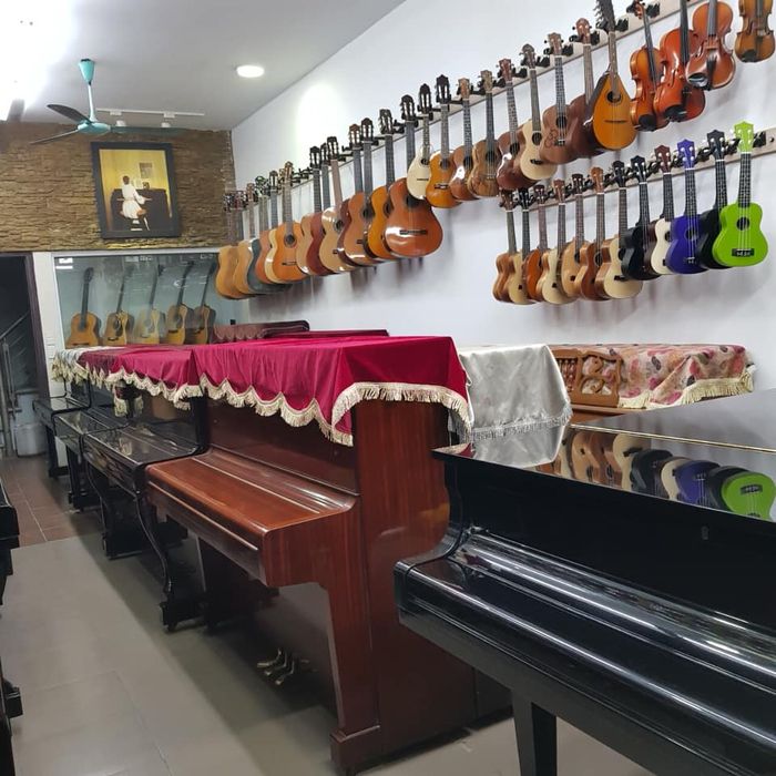 Không gian trưng bày nhạc cụ đẳng cấp tại Vạn Xuân