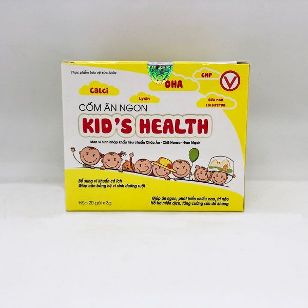 Hình ảnh minh họa cốm Kid's Health Hdpharma - Giải pháp dinh dưỡng cho trẻ biếng ăn