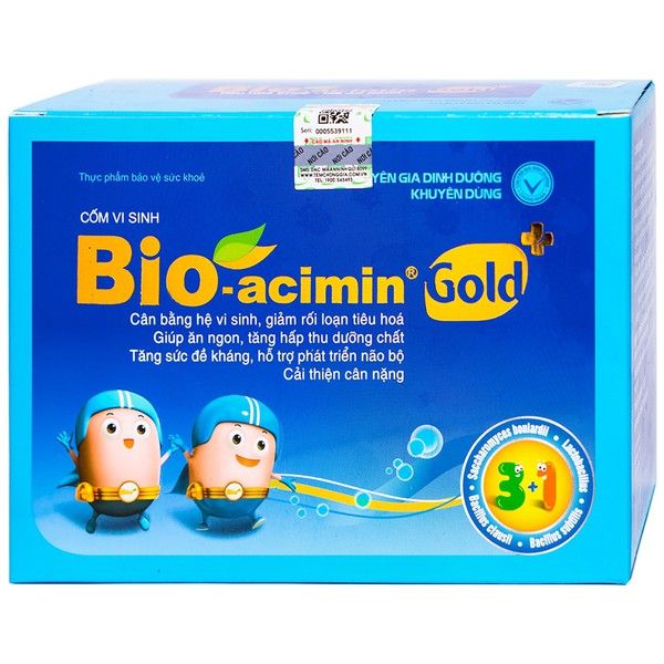 Hình ảnh cốm vi sinh Bio-acimin Gold - Giải pháp cho hệ tiêu hóa khỏe mạnh