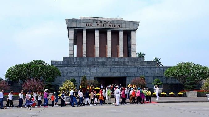 Hình ảnh tư liệu quý giá về kiến trúc lăng Bác