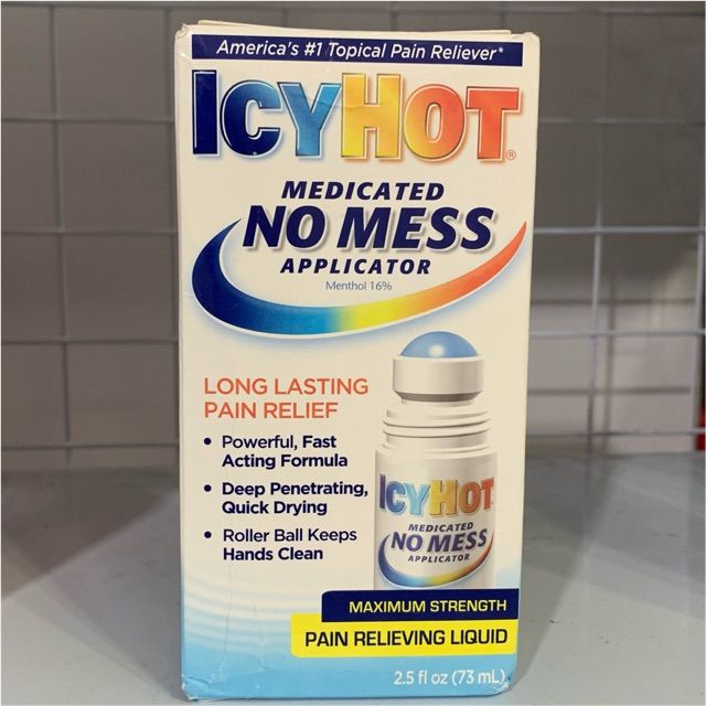 Dầu nóng lăn IcyHot No-Mess Roll-On - Hình ảnh sản phẩm 1