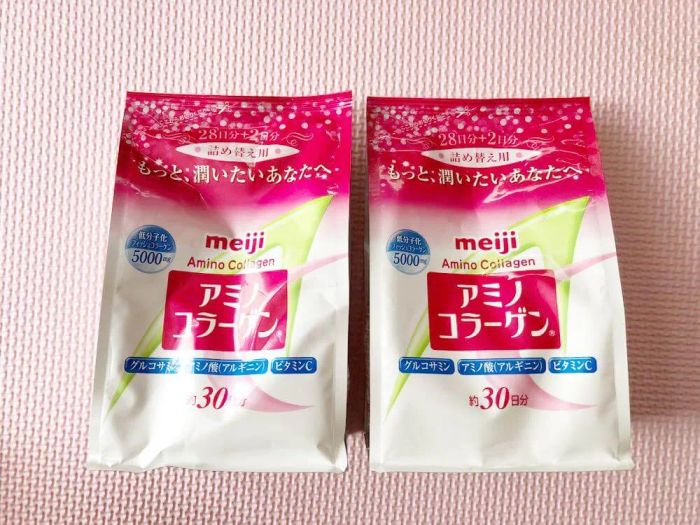 Hình ảnh sản phẩm Bột Meiji Amino Collagen - Góc nhìn cận cảnh