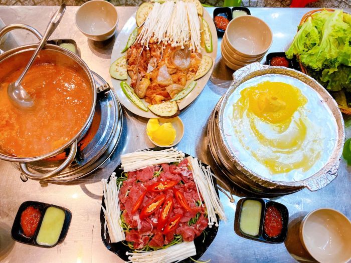 Thực đơn đa dạng với nguyên liệu tươi ngon tại Hiếu Hiền