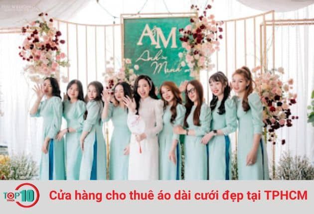 VỆ NỮ Áo Dài & Decor chuyên cung cấp đa dạng dịch vụ từ áo dài cưới, áo dài đôi đến các phụ kiện trang trí đám cưới.