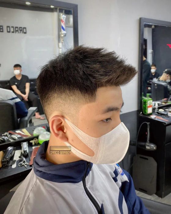 Hình ảnh không gian ấn tượng tại Draco Barber Shop