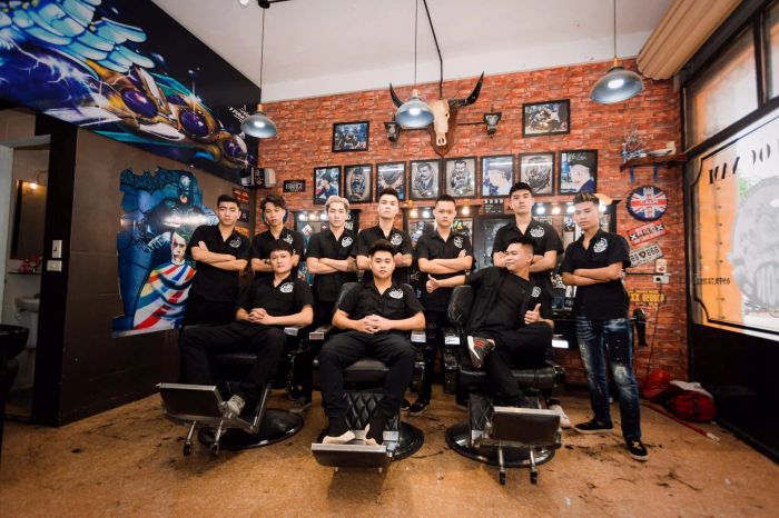 Hình ảnh không gian sang trọng tại SƠN Barber SHOP