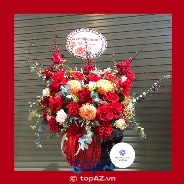Địa chỉ đặt hoa mừng khai trương tại quận Long Biên