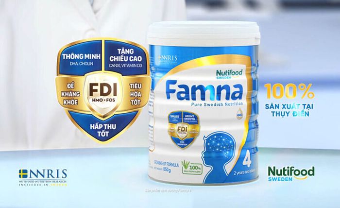 Hình ảnh thực tế sản phẩm Famna Số 4 - thiết kế hiện đại, tiện dụng