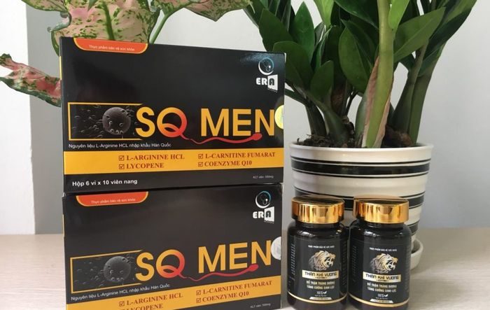 Hình ảnh chi tiết viên uống SQ Men - Thiết kế viên nén