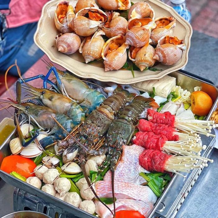 Không gian ấm cúng tại Thiên Lộc Seafood