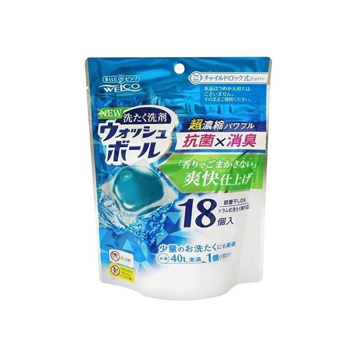 Hình ảnh minh họa viên giặt Welco dạng gel đậm đặc - Ảnh 2