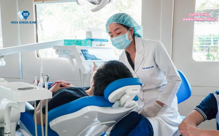 Hình ảnh cơ sở vật chất hiện đại tại Nha Khoa Kim