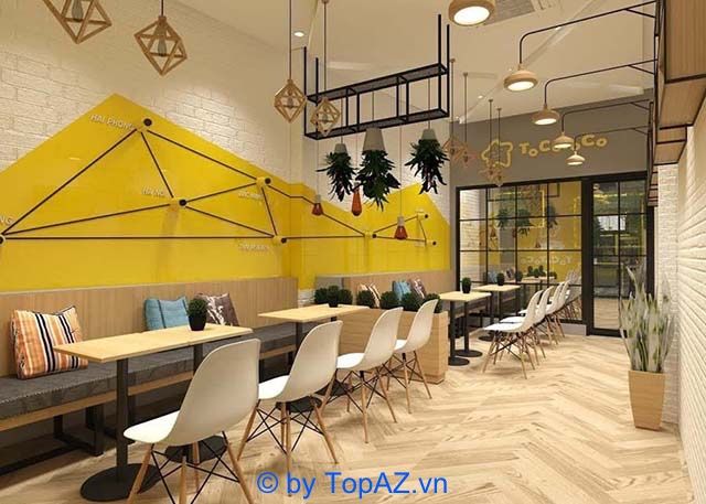 Công ty thiết kế và thi công quán trà sữa tại TP.HCM