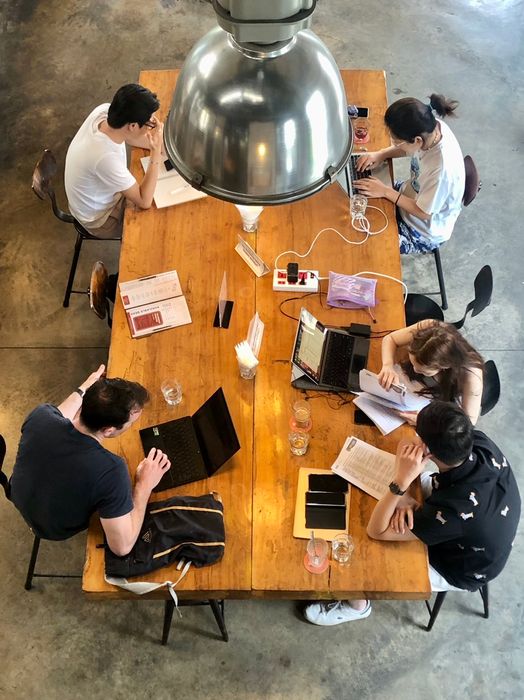 Hình ảnh không gian đặc trưng The Workshop Coffee