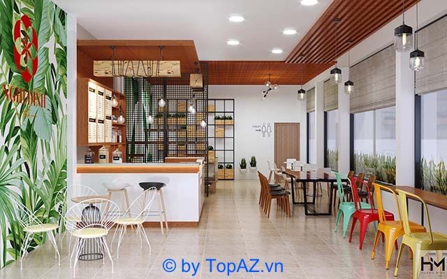 Công ty thiết kế và thi công quán trà sữa tại TP.HCM