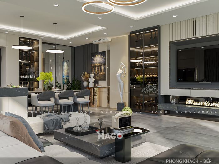 Không gian trưng bày sang trọng tại Nội Thất HAGO
