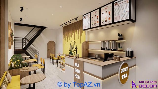 Công ty thiết kế và thi công quán trà sữa uy tín tại TP.HCM