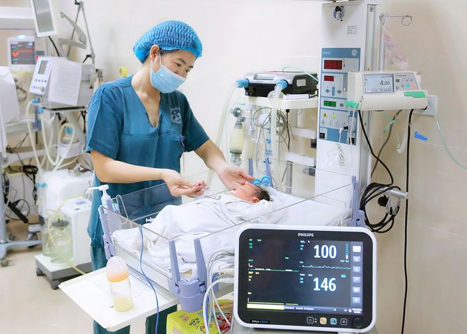 Hình ảnh ấn tượng về Bệnh viện Sản Nhi - Cơ sở vật chất đạt chuẩn quốc gia
