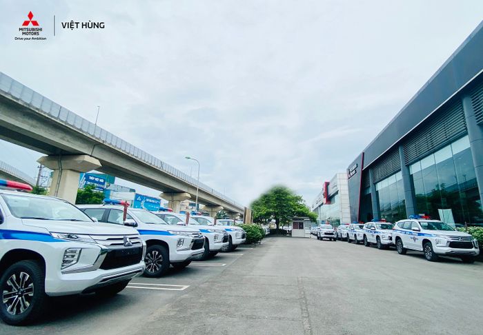 Không gian trưng bày hiện đại tại Mitsubishi Việt Hùng