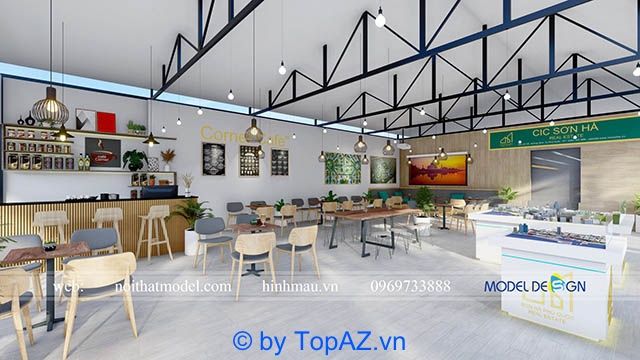 Công ty thiết kế và thi công quán trà sữa tại TP.HCM