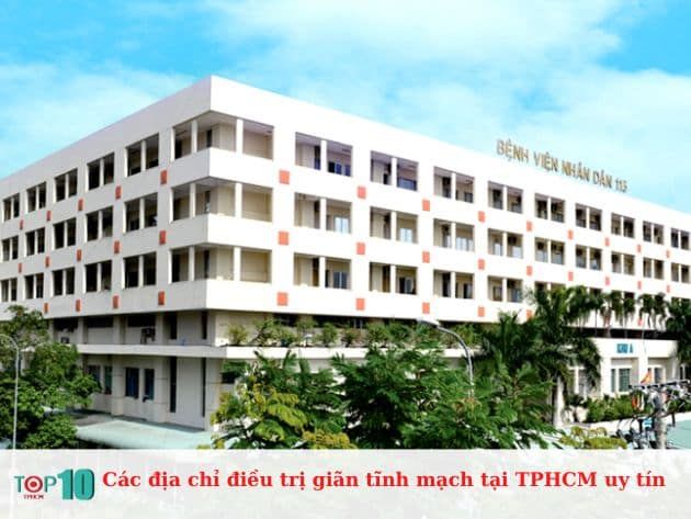 Danh sách các địa chỉ uy tín điều trị giãn tĩnh mạch tại TPHCM