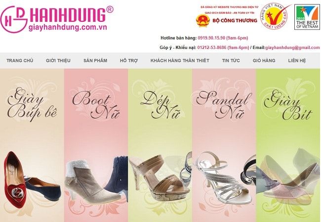 Giày Hạnh Dung - Thương hiệu giày dép nữ uy tín