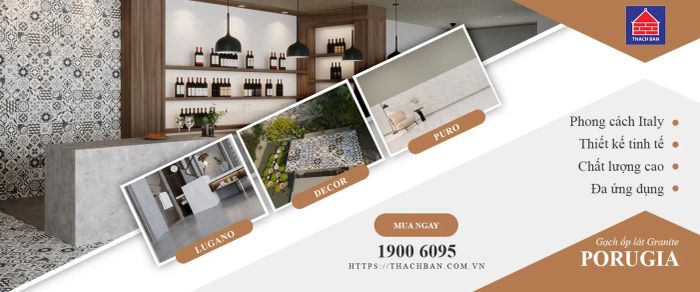 Hình ảnh sản phẩm gạch ốp lát cao cấp của Thạch Bàn