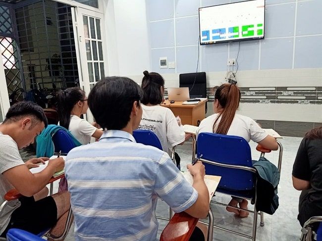 Không gian học tập đạt chuẩn tại Junko Japanese