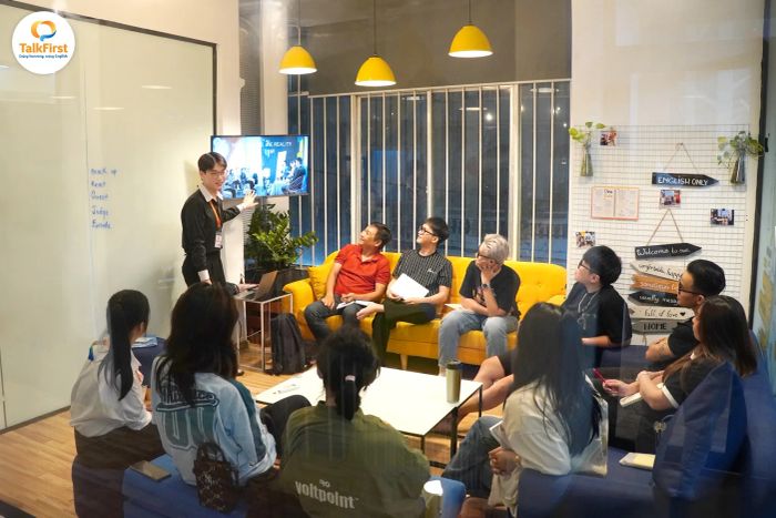 Góc học tập sáng tạo tại TalkFirst (Nguồn: Anh ngữ TalkFirst)