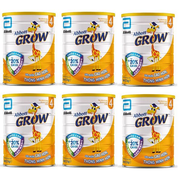Bao bì chính hãng sữa Abbott Grow 4 (G-Power)