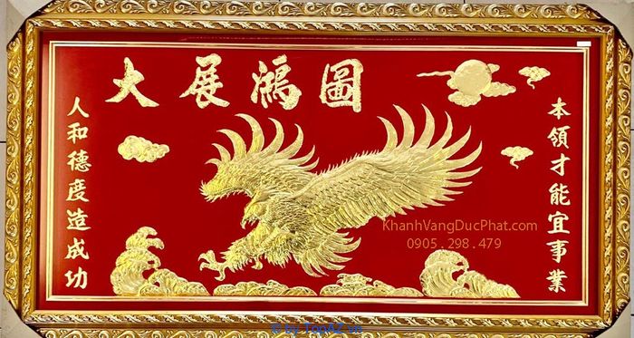 Khánh vàng mừng tân gia cao cấp - tinh hoa quà tặng dát vàng sang trọng