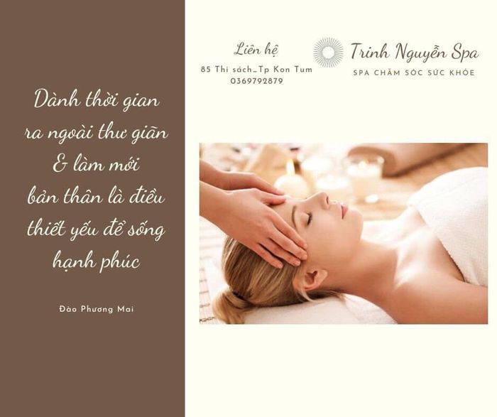 Không gian sang trọng tại Trinh Nguyễn Spa